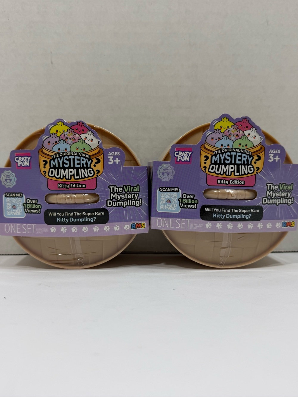 RMS Crazy Fun Mystery Dumpling Kitty Edition Surprise Toy NIP